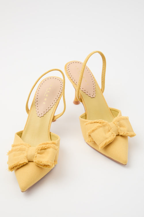 Tre Emme Slingback Yellow Donna