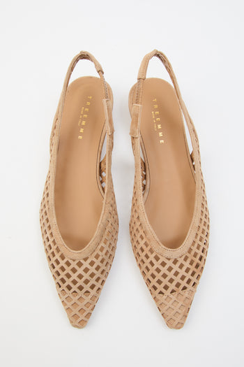 Tre Emme Slingback Camel Donna - 6