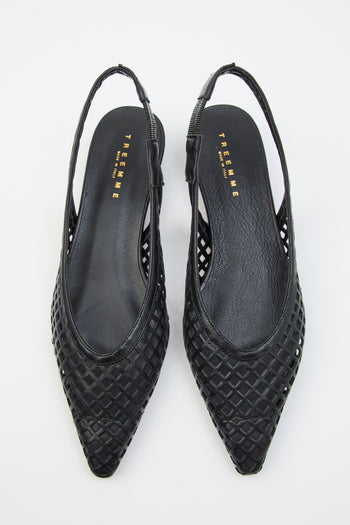 Tre Emme Slingback Nero Donna - 4