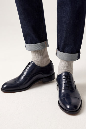 Tre Emme Stringata Blu Uomo - 10