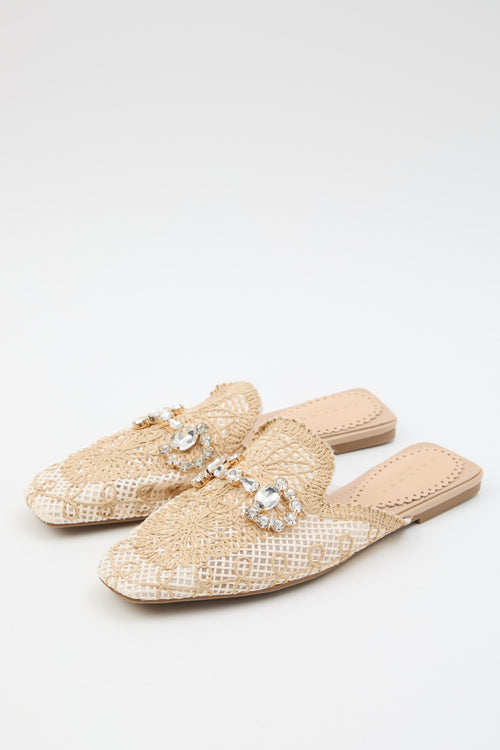 Tre Emme Ciabatta Beige Donna - 2