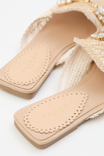 Tre Emme Ciabatta Beige Donna - 5
