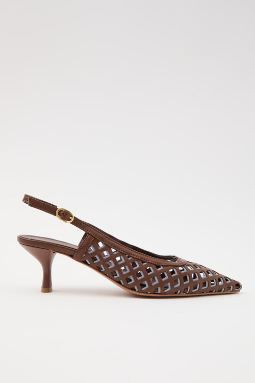 Tre Emme Slingback Choco/avio Donna