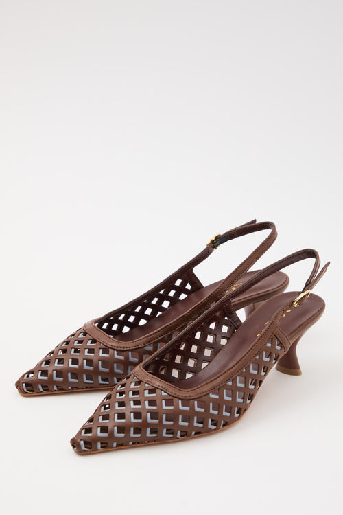 Tre Emme Slingback Choco/avio Donna - 2