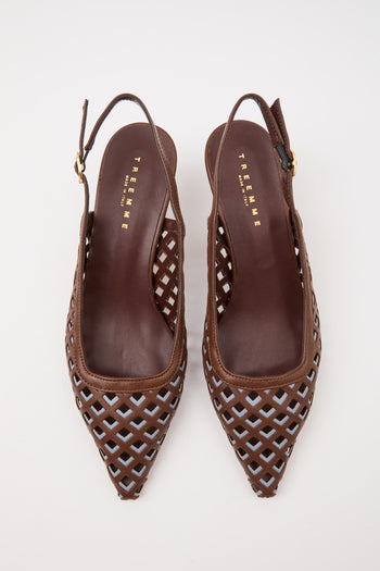 Tre Emme Slingback Choco/avio Donna - 8