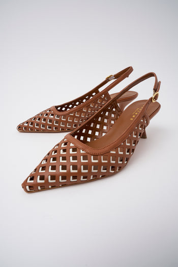 Tre Emme Slingback Cuoio/latte Donna - 6