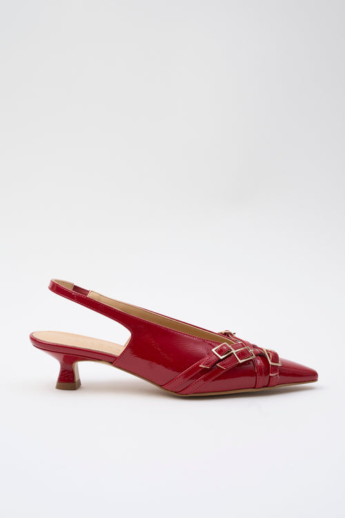Tre Emme Slingback Rosso Donna