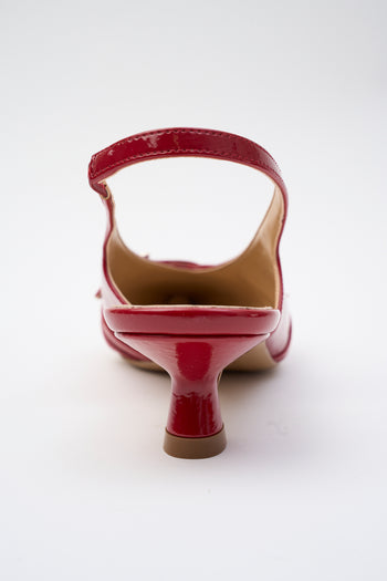 Tre Emme Slingback Rosso Donna - 4