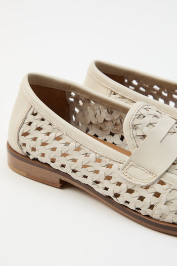 Tre Emme Mocassino Off White Donna - 5