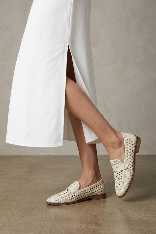 Tre Emme Mocassino Off White Donna - 2