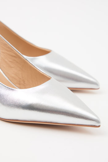 Tre Emme Slingback Argento Donna - 3