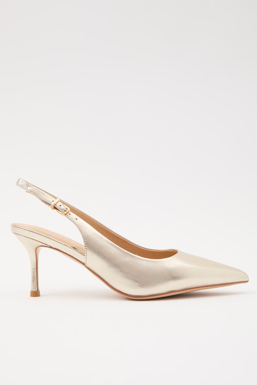 Tre Emme Slingback Platino Donna