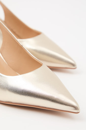 Tre Emme Slingback Platino Donna - 3