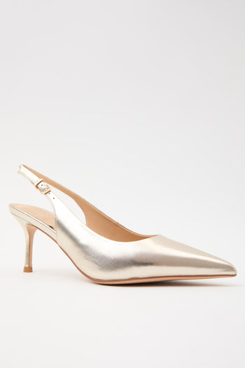 Tre Emme Slingback Platino Donna - 5