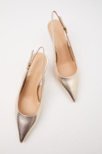 Tre Emme Slingback Platino Donna - 7