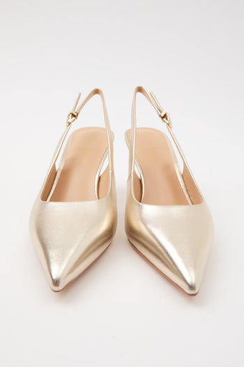 Tre Emme Slingback Platino Donna - 8