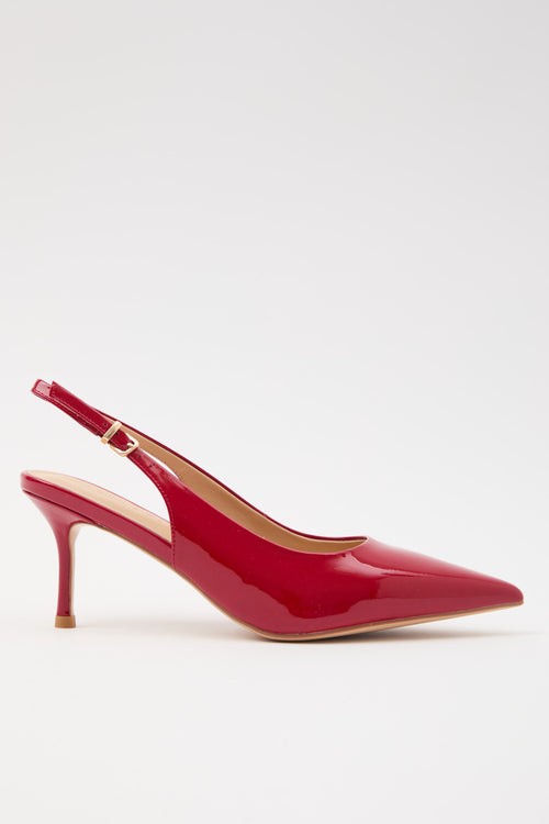 Tre Emme Slingback Rosso Donna