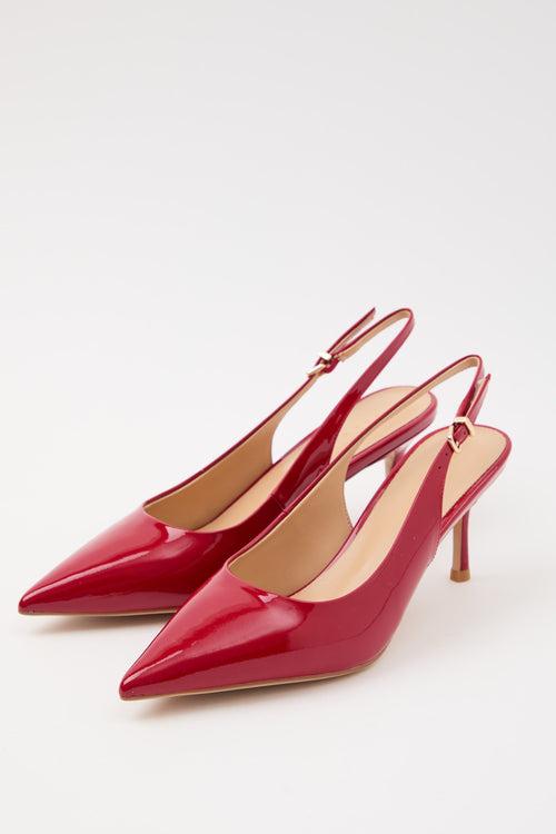 Tre Emme Slingback Rosso Donna - 2
