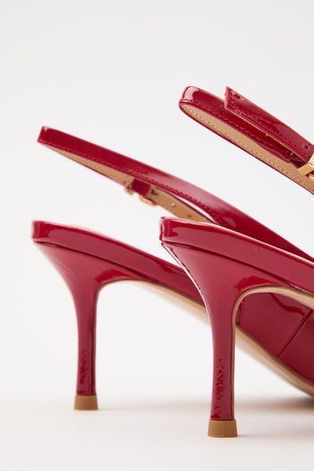 Tre Emme Slingback Rosso Donna - 4