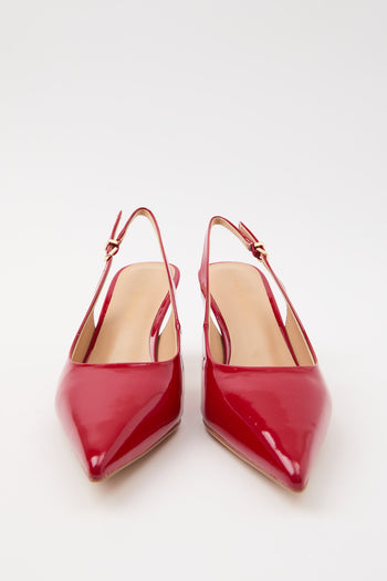 Tre Emme Slingback Rosso Donna - 7