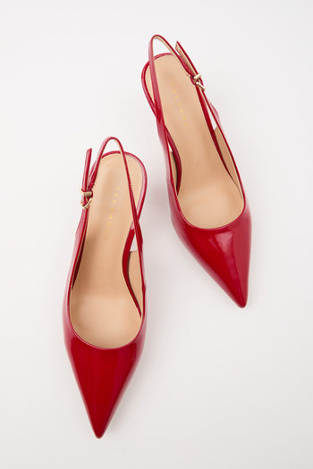 Tre Emme Slingback Rosso Donna - 8