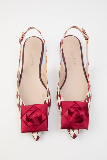Tre Emme Slingback Bordeaux Donna - 4