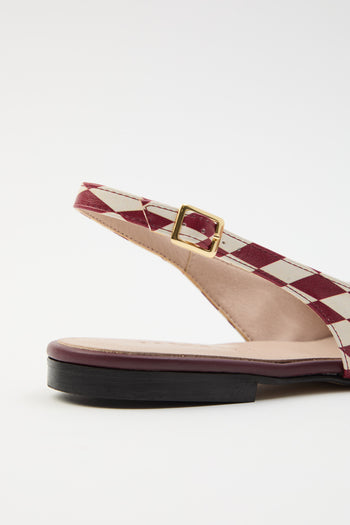 Tre Emme Slingback Bordeaux Donna - 6