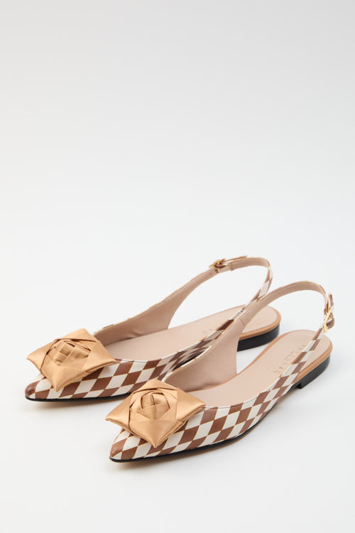 Tre Emme Slingback Oro Donna - 2