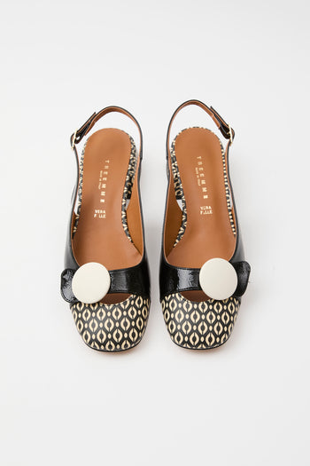 Tre Emme Slingback Nero Donna - 3