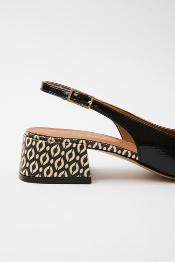 Tre Emme Slingback Nero Donna - 5