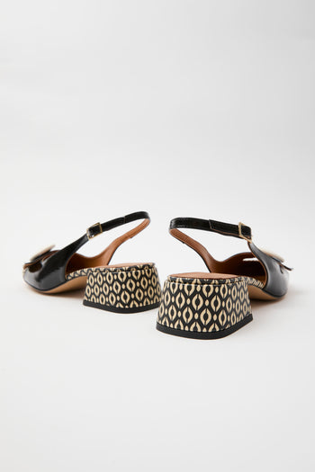 Tre Emme Slingback Nero Donna - 6
