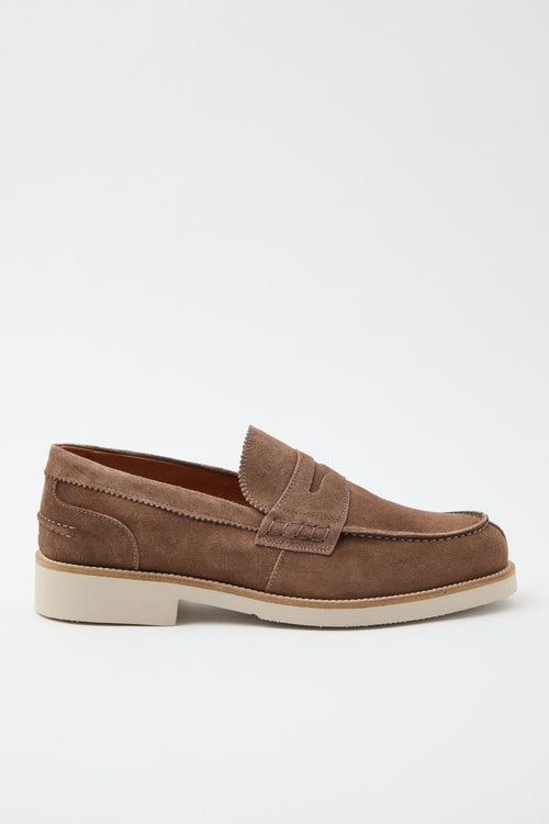 Tre Emme Mocassino Taupe Uomo