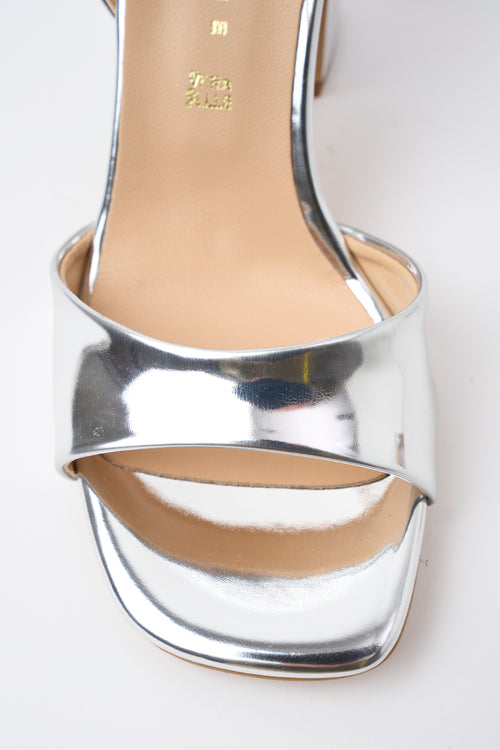 Tre Emme Sandalo Argento Donna