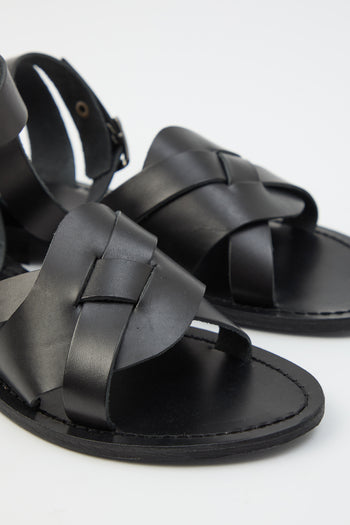 Tre Emme Sandalo Nero Donna - 3
