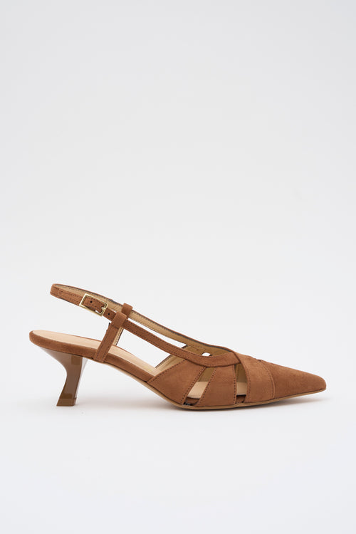 Tre Emme Slingback Cuoio Donna