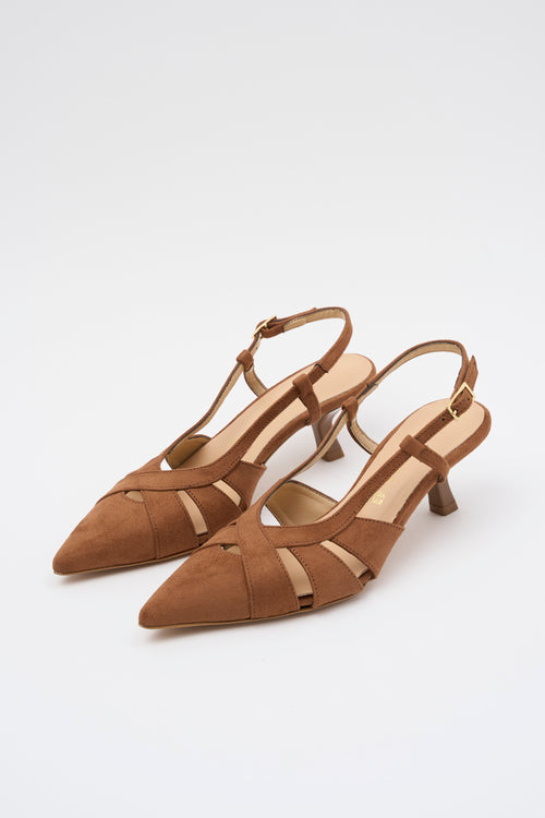 Tre Emme Slingback Cuoio Donna - 2