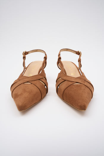 Tre Emme Slingback Cuoio Donna - 5