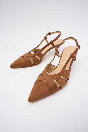 Tre Emme Slingback Cuoio Donna - 6
