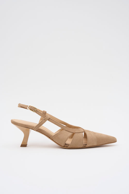 Tre Emme Slingback Taupe Donna