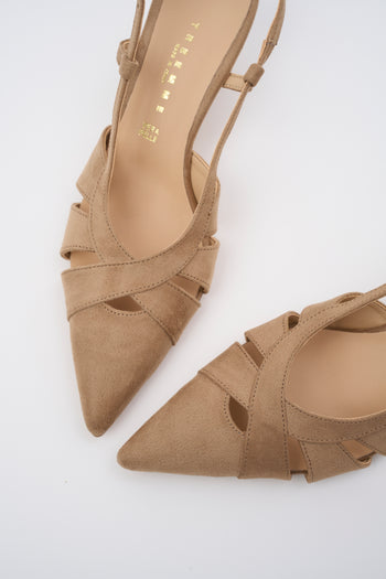 Tre Emme Slingback Taupe Donna - 3