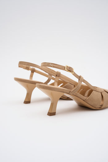 Tre Emme Slingback Taupe Donna - 4