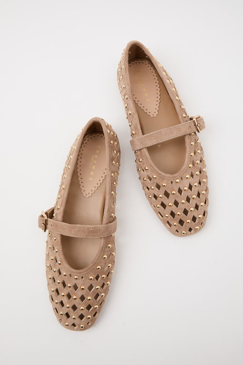 Tre Emme Ballerina Taupe Donna