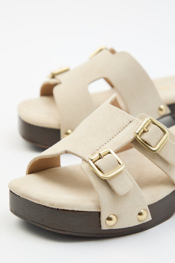 Tre Emme Zoccolo Beige Donna - 3