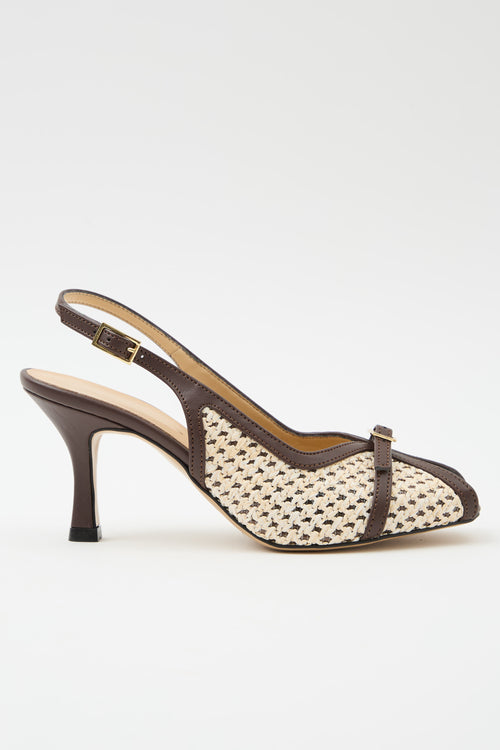 Tre Emme Slingback Caffe/t.moro Donna