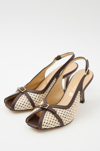 Tre Emme Slingback Caffe/t.moro Donna - 3