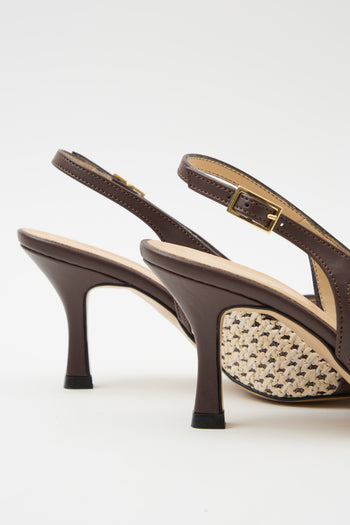Tre Emme Slingback Caffe/t.moro Donna - 5