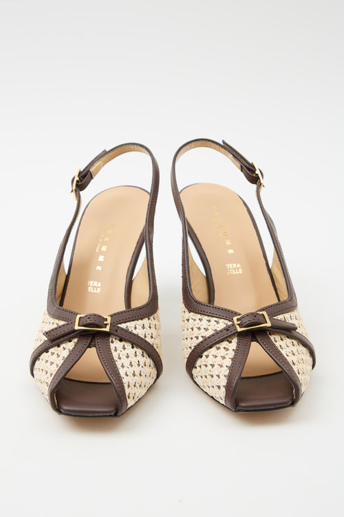 Tre Emme Slingback Caffe/t.moro Donna - 2