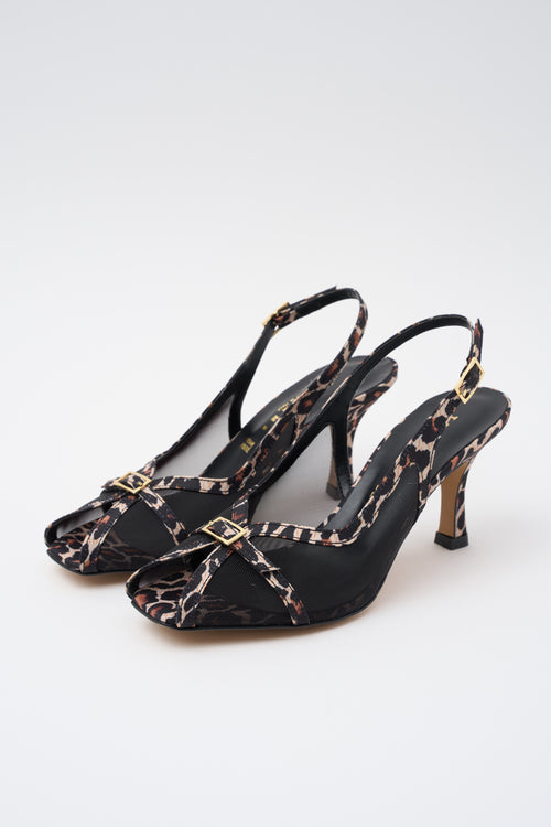 Tre Emme Slingback Nero/miele Donna - 2