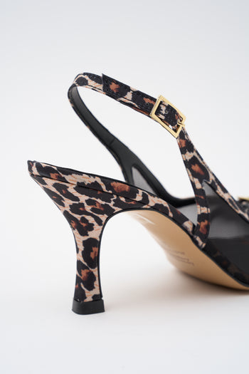 Tre Emme Slingback Nero/miele Donna - 4