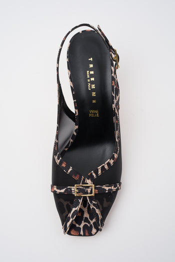 Tre Emme Slingback Nero/miele Donna - 6